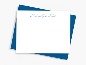 Personalized Notecard Set - Calligraphy Name