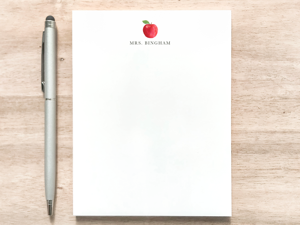 Personalized Notepad - Apple Design