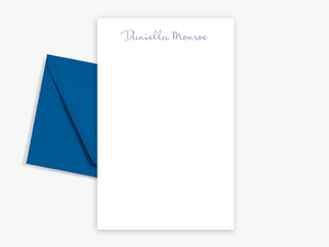 Personalized Letterhead - Fine, Elegant Script Name