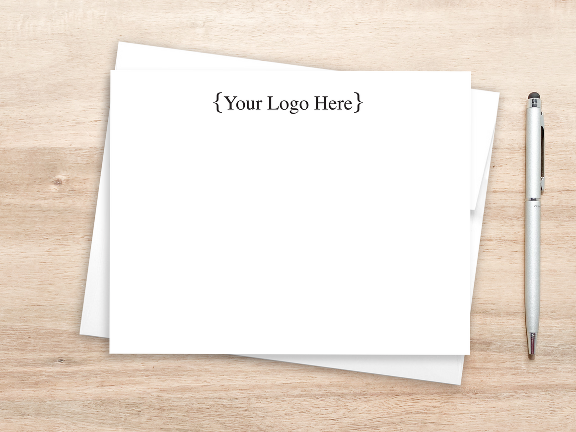 Personalized Notecard Set - Printed with your Logo