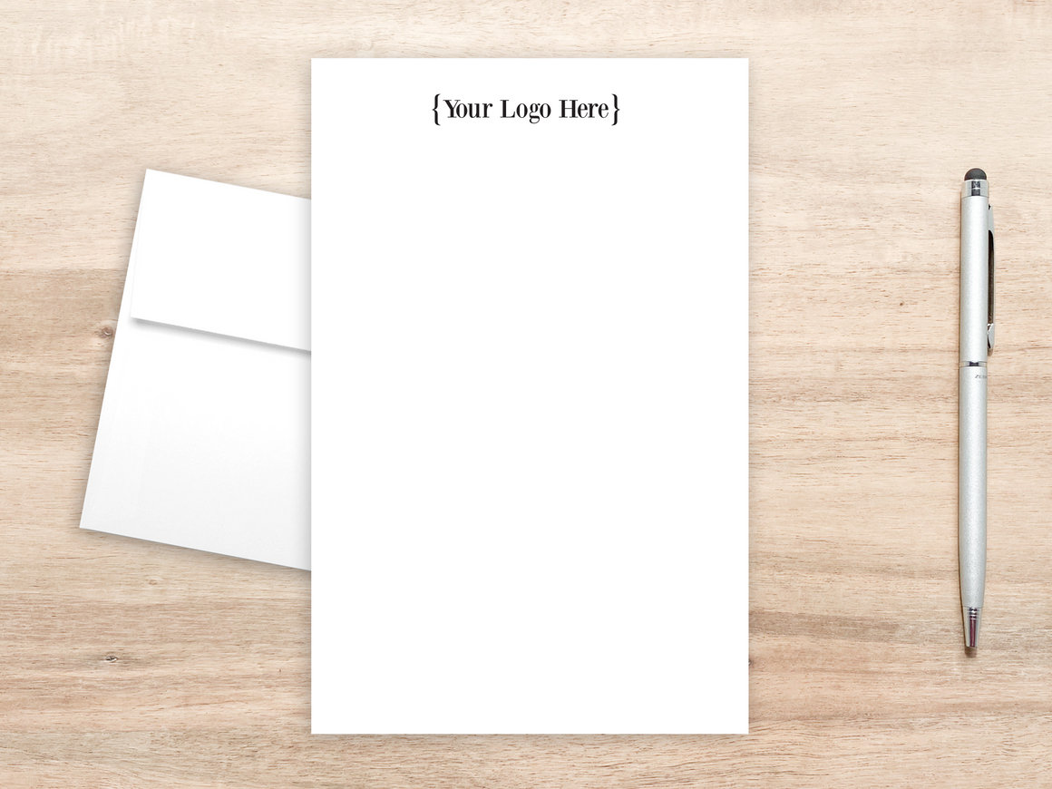 Personalized Letterhead - Customized with your Logo