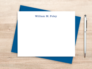 Personalized Notecard Set - Bold Name