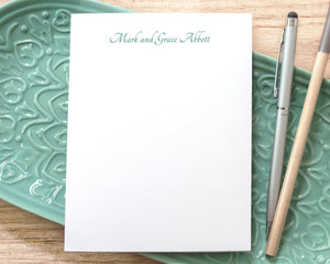 Personalized Notepad - Calligraphy Name Design, Small