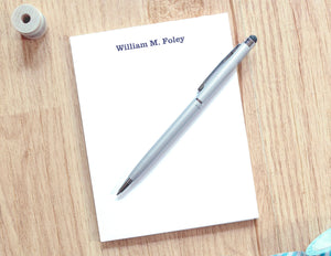 Personalized Notepad - Bold Name Design