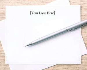 Personalized Notecard Set - Printed with your Logo