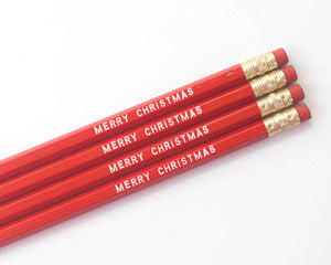 Merry Christmas Pencil Set