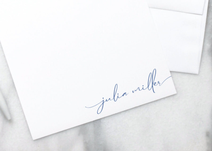 Personalized Letterhead - Script Name Signature