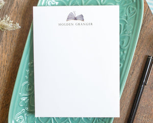 Personalized Notepad - Watercolor Book Design