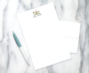 Personalized Letterhead - Farmhouse Watercolor